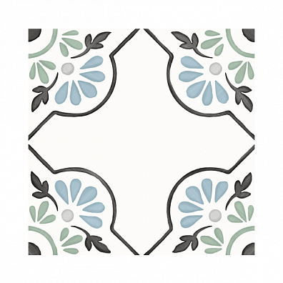 Керамогранит Harmony Tanger Blue Petals 12.3x12.3 31079