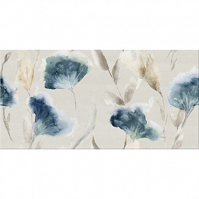 Декор Aura Marfil Floris 31.5x63 Azori