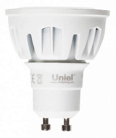 Лампа Светодиодная Uniel Merli LED-JCDR-6W/NW/GU10/FR/38D ALM01WH