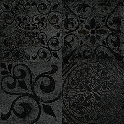 Декор Porcelanosa Park Antique Black 59.6x59.6 P18569311