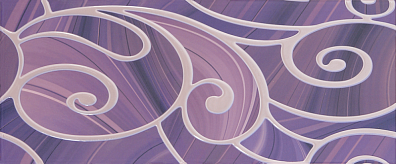 Декор Gracia Ceramica Arabeski Purple 01 25x60