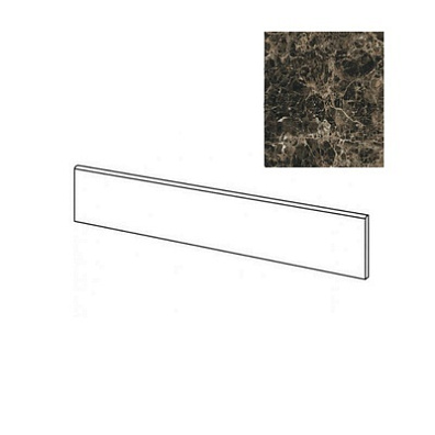 Плинтус Rex Ceramiche Les Bijoux De Rex Marron Imperial Glossy Bs 4.6x60 767583