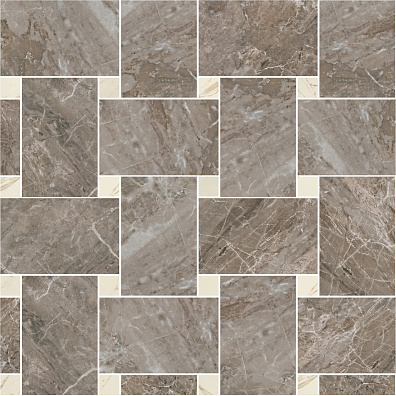 Мозаика Versace Marble Mosaics grigio-bianco 29.1x29.1 240535