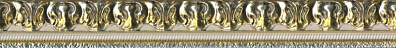 Бордюр Aparici Elegy Chisel Gold Moldura 4x31,6