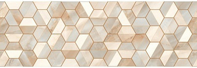 Плитка Ecoceramic Rodas Decor Hex Warm 33.3x100 настенная