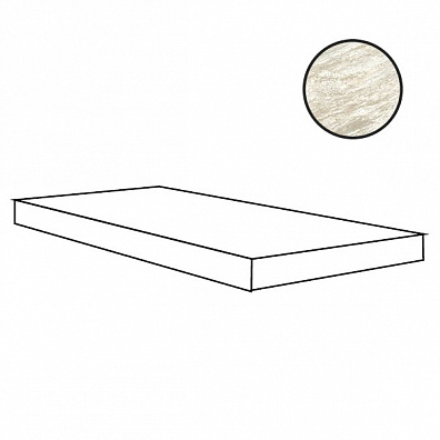 Ступень Casa Dolce Casa Stones and More 2.0 Burl White Matte Angolare Gradino Dx 33x120 742310