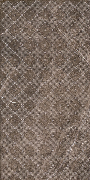 Плитка Paradyz Palazzo Brown Inserto Shine 30x60 настенная