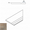 Бортик Italon District X2 Emerald Bor. Svasato Round Dx 30x60 с выемкой закругленный правый 620090000261