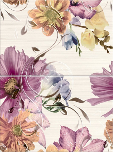 Декор Opoczno Summer Time Flower 45x60 (комплект)