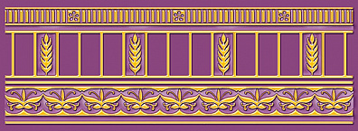 Бордюр Ceramique Imperiale Воспоминание Фиолетовый 9x25