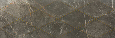 Декор Gemma Prestige Single Anthracite Geometric 30x90