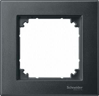 Рамка Schneider Electric Merten System M MTN486114 Антрацит (1 пост)