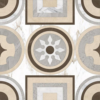 Декор Kerranova Marble Trend Calacatta 60x60 K-1001/LR/d02-cut