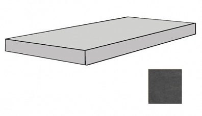 Ступень Floor Gres Buildtech 2.0 Ce Coal Soft Gradino Sx 33x120 767551
