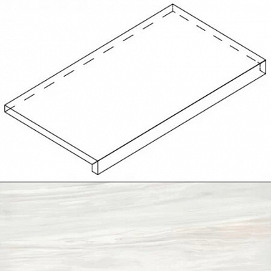 Ступень Rex Ceramiche Les Origines De Rex O Doree Mat Gradino 33x120 770368