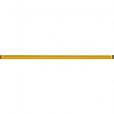 Бордюр UG1L061 спецэлемент стеклянный Universal Glass желтый 2x60 Cersanit