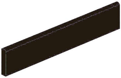 Плинтус Vives Ceramica World Woods Rodapie Okinawa Carbon 9.4x60