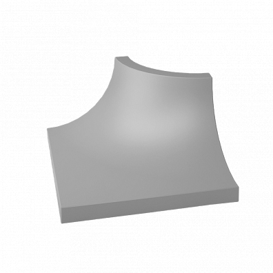 Специальный элемент Paradyz Gamma Szara C Mat. 3x4