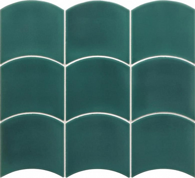 Плитка Equipe Wave Teal Grassy 12x12 настенная 28840