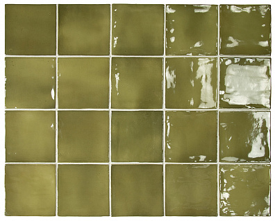 Плитка Equipe Manacor Basil Green 10x10 настенная 26918