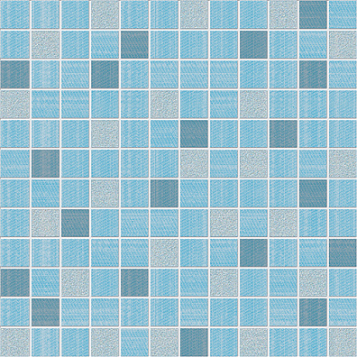 Мозаичный декор Naxos Kilim Mosaico Decò Azul 32.5x32.5