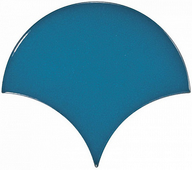 Настенная плитка 23841 Scale Fan Electric Blue 10.6х12 Equipe