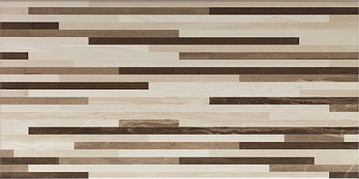 Декор Vitra Ethereal Brown-L.Beige Geometric Lines Decor Mix Glossy 30x60