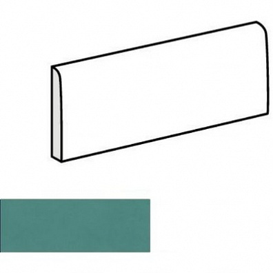 Бордюр Equipe Village Bullnose Teal 6.5x20 25682