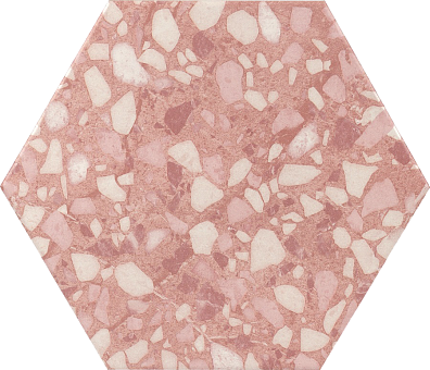 Керамогранит Durstone Six Terazzo Rose 23x27