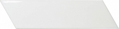 Настенная плитка 23361 Chevron Wall White Right Matt 5.2x18.6 Equipe