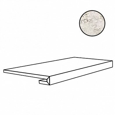 Ступень Casa Dolce Casa Plimatech Plimawhite 01 9mm Gr 33x120 776685