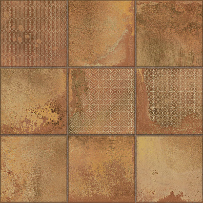 Керамогранит La Platera Cora Kube Cobre-d 45x45
