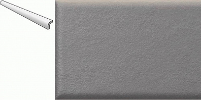 Бордюр Equipe Matelier Pencil Bullnose Fossil Grey 3x15 26506