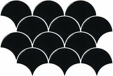 Мозаика 21964 Scale Fan Mosaic Black 30x43 Equipe