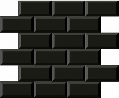 Мозаика 187843 Black and White Mosaico Minimetro Negro 29.1x29.6 Dune