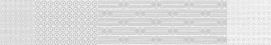 Бордюр Polcolorit Parisien Bianco Silk 12.1x74.4