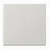 Накладка выключателя/переключателя JUNG LS 990 LS995LG Светло-серый (Клавиша/Кнопка) — фото1