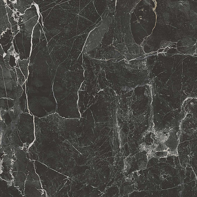 Керамогранит напольный K947006 Marmori St. Laurent Черный полированный 60x60 Vitra