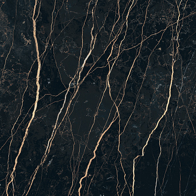 Керамогранит напольный 756441 Prexious Thunder Night Glossy Ret 6mm 160x160 Rex Ceramiche
