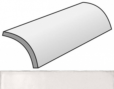 Бордюр 24132 Vestige Quarter Old White 2.5x20 Equipe