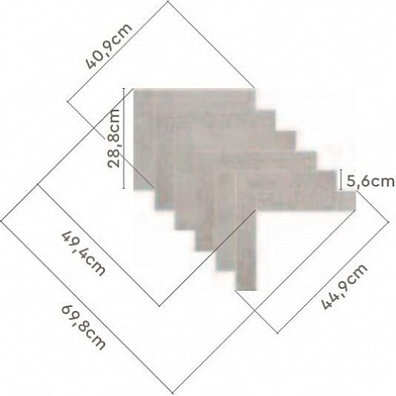 Керамогранит Casa Dolce Casa Sensi Decori Magnum 10mm 44.9x69.8 771231
