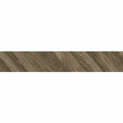 Керамогранит Golden Tile Wood Chevron Left коричневый 15x90 9L7180