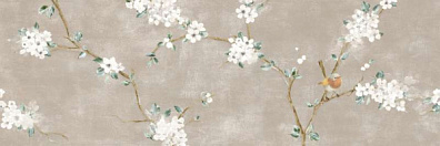Плитка Ragno Mixed Rosa Decoro Fiori di Pesco B Rett 40x120 настенная RA2C