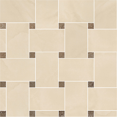 Декор Versace Marble Mosaics Intreccio Beige/Marrone 29.1x29.1 240534
