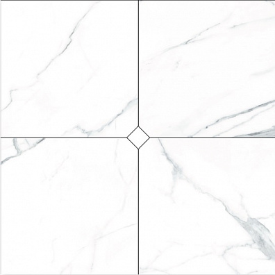 Панно Vallelunga Cut on Size Statuario Composizione 120x120 6000599