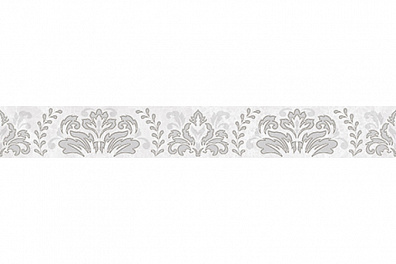 Бордюр 56-03-06-456 Afina Damask серый 5x40 Ceramica Classic