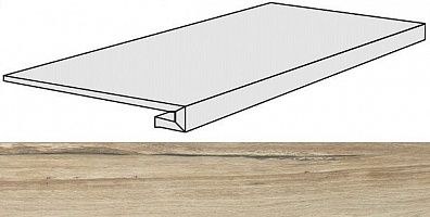 Ступень 756098 Planches Miel Gradino 40x120x3 Rex Ceramiche