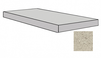 Ступень Floor Gres Buildtech 2.0 Gg Bone Levigato Angolare Gradino Dx 33x120 749416