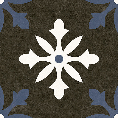 Керамогранит Halcon Ceramicas Hidraulicos Liverpool Black 33.3x33.3