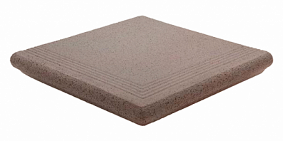 Угловая ступень Esquina Degrau Castanho R/Step Corner Rubi Brown 11509 34x34x5 Gres Tejo